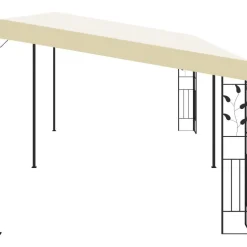 Seinään kiinnitettävä huvimaja 6x3x2,5 m kerma