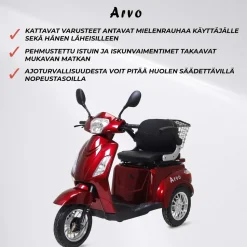 Senioriskootteri Arvo P300