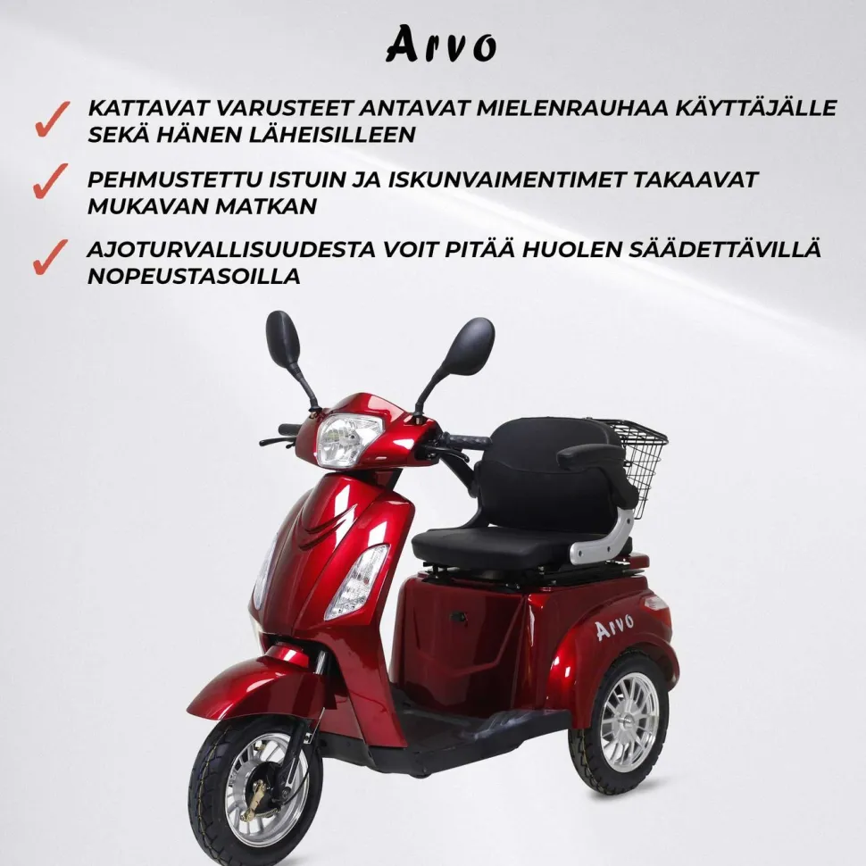 Senioriskootteri Arvo P300