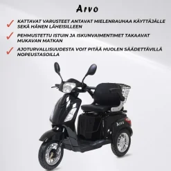 Senioriskootteri Arvo P300