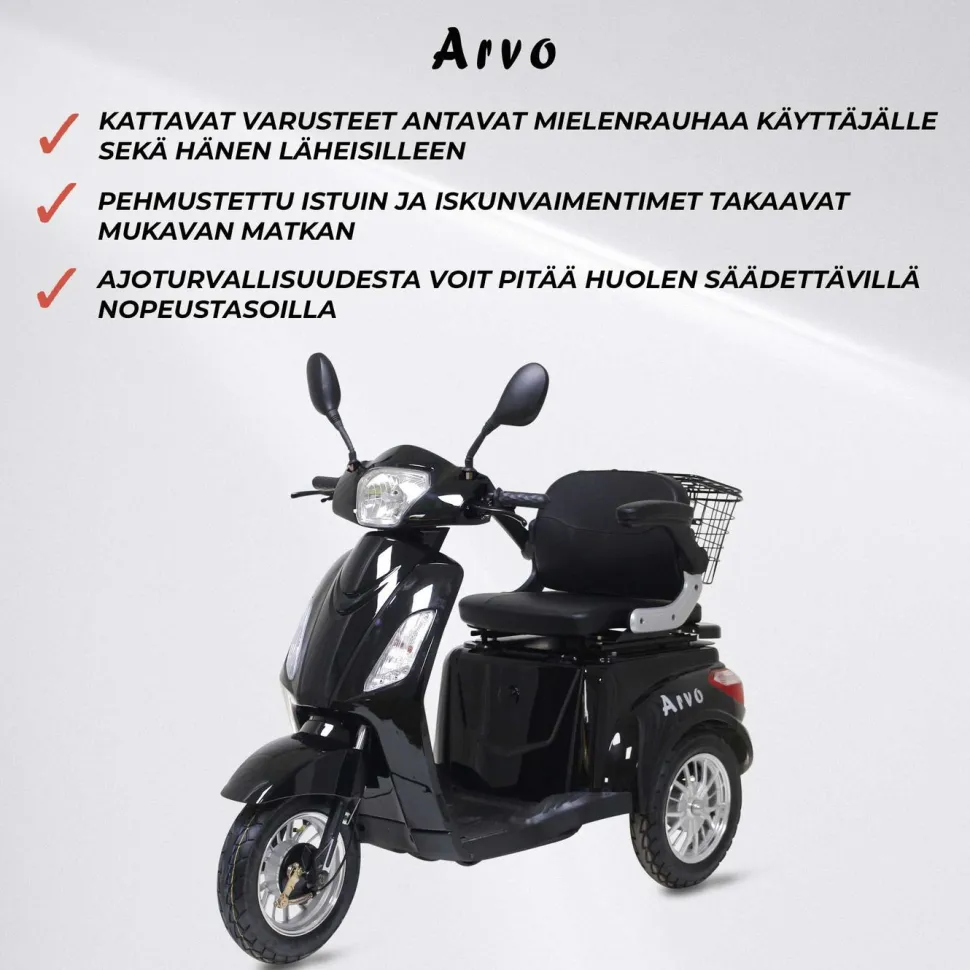 Senioriskootteri Arvo P300