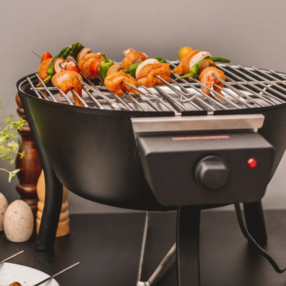 Sähkögrilli Muurikka 48 SL, pöytämalli, 2200W, musta