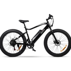 Sähkömaastopyörä Swoop Fatbike Striker, 26x4", 7 vaihdetta, musta