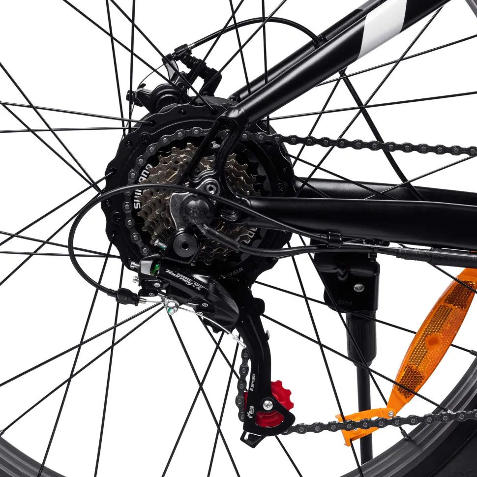 Sähkömaastopyörä Swoop Fatbike Striker, 26x4", 7 vaihdetta, musta