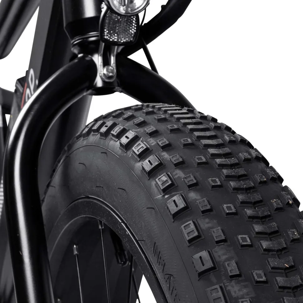 Sähkömaastopyörä Swoop Fatbike Striker, 26x4", 7 vaihdetta, musta