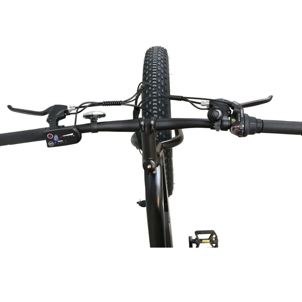 Sähkömaastopyörä Swoop Fatbike Striker, 26x4", 7 vaihdetta, musta