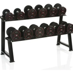 Säilytysteline Gymstick 6 Pro Rubber Dumbbell -käsipainolle