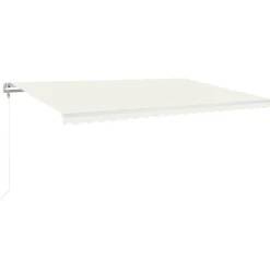 Sisäänkelattava markiisi LED/tuulisensori 300x250cm keltainen/valkoinen