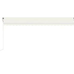 Sisäänkelattava markiisi LED/tuulisensori 300x250cm keltainen/valkoinen