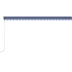 Sisäänkelattava markiisi LED/tuulisensori 300x250cm keltainen/valkoinen