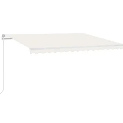 Sisäänkelattava markiisi LED/tuulisensori 300x250cm keltainen/valkoinen