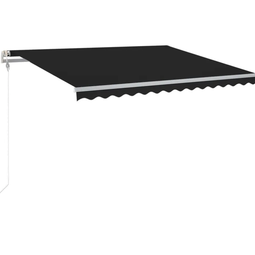 Sisäänkelattava markiisi LED/tuulisensori 300x250cm keltainen/valkoinen