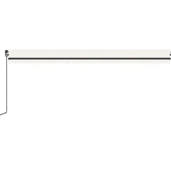 Sisäänkelattava markiisi 2 LED/tuulisensori 300x250 cm sininen/valkoinen