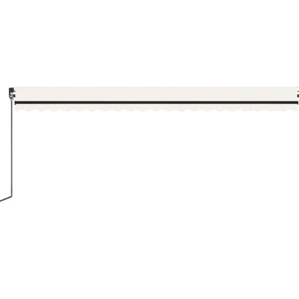 Sisäänkelattava markiisi 2 LED/tuulisensori 300x250 cm sininen/valkoinen