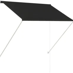 Sisäänkelattava markiisi 150x150 cm antrasiitti