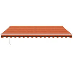 Sisäänkelattava markiisi 4,5x3 m, oranssiruskea kangas/alumiini