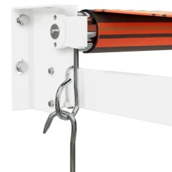 Sisäänkelattava markiisi 4,5x3 m, oranssiruskea kangas/alumiini