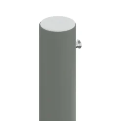 Sisäänvedettävä sivumarkiisi 117x1200 cm musta