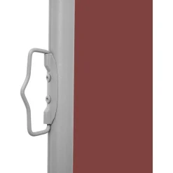 Sisäänvedettävä sivumarkiisi 140x1000cm ruskea
