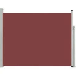 Sisäänvedettävä terassin sivumarkiisi 140x500 cm ruskea