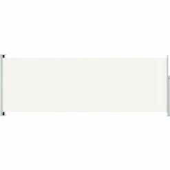 Sisäänvedettävä terassin sivumarkiisi 117x600 cm ruskea