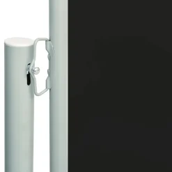 Sisäänvedettävä terassin sivumarkiisi 117x600 cm ruskea