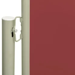 Sisäänvedettävä terassin sivumarkiisi 117x600 cm ruskea