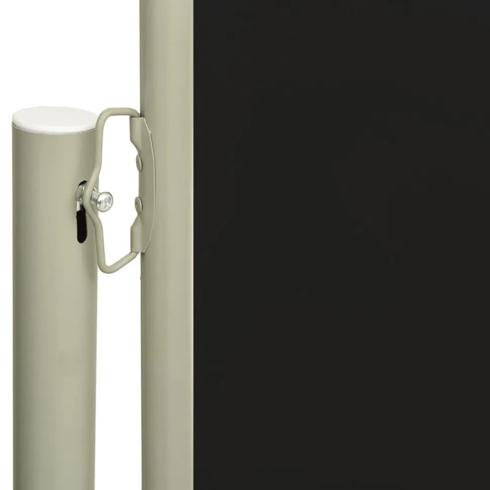 Sisäänvedettävä terassin sivumarkiisi 117x600 cm ruskea