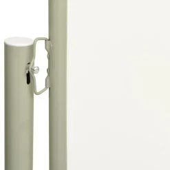 Sisäänvedettävä terassin sivumarkiisi 117x600 cm ruskea