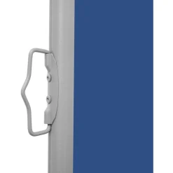 Sisäänvedettävä terassin sivumarkiisi 600x160 cm sininen