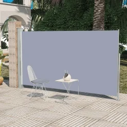 Sivumarkiisi terassille 160 x 300 cm harmaa