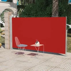 Sivumarkiisi terassille 160 x 300 cm punainen