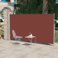 Sivumarkiisi terassille 160 x 300 cm ruskea