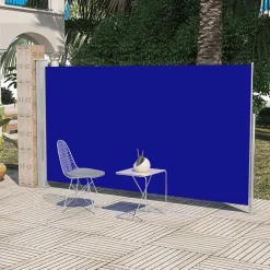 Sivumarkiisi terassille 160 x 300 cm sininen