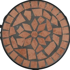 Sivupöytä/kasviteline mosaiikki terrakotta (41127)