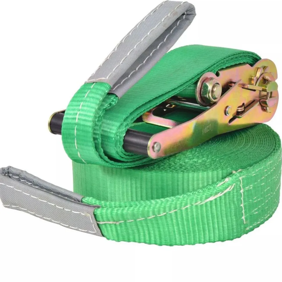 Slackline/tasapainoliina 15mx50mm, 150 kg, vihreä