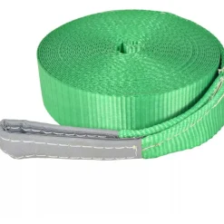 Slackline/tasapainoliina 15mx50mm, 150 kg, vihreä