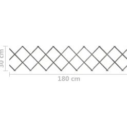 Säleaidat 5 kpl kuusi 180x30 cm harmaa