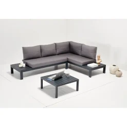 Sohvaryhmä Linento Garden Verona Alm, 3-istuttava, harmaa