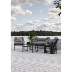 Sohvaryhmä Venture Home Tina musta/harmaa