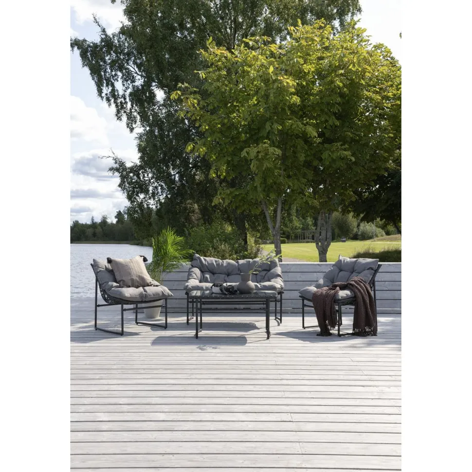Sohvaryhmä Venture Home Tina musta/harmaa