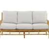 Sohva Venture Home Cane 3:n istuttava bambu/harmaa