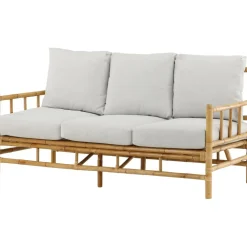 Sohva Venture Home Cane 3:n istuttava bambu/harmaa