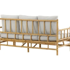 Sohva Venture Home Cane 3:n istuttava bambu/harmaa