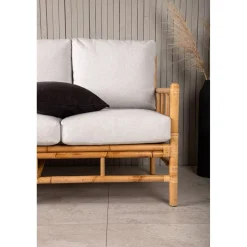 Sohva Venture Home Cane 3:n istuttava bambu/harmaa