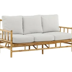Sohva Venture Home Cane 3:n istuttava bambu/harmaa