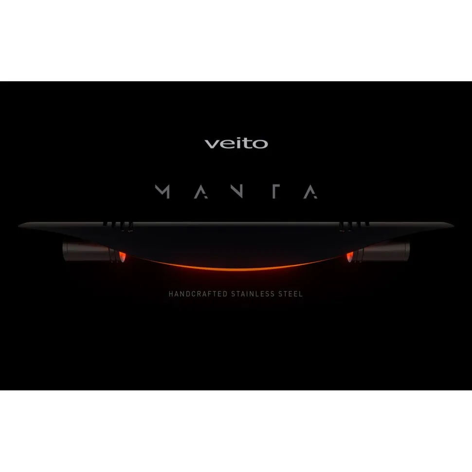 Säteilylämmitin Veito Manta 2500 W IP55 musta/hopea