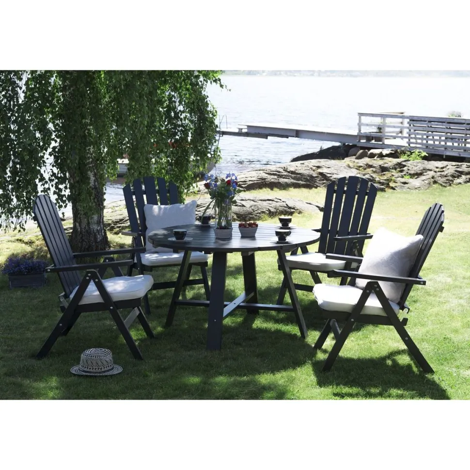 Säätötuoli Läckö tummanharmaa