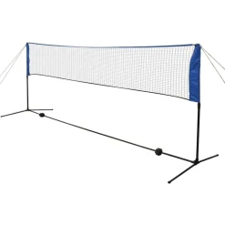Sulkapalloverkko ja sulkapallot, 300x155cm