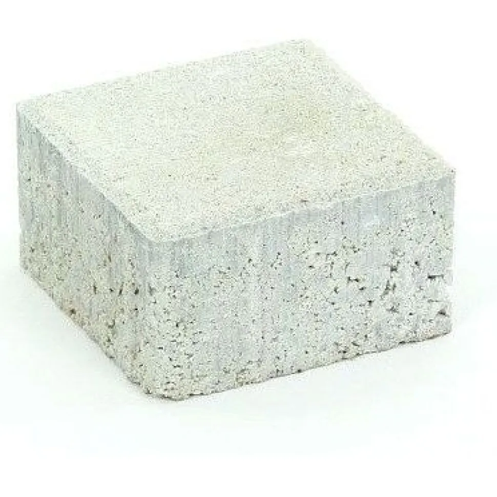 Suojatiekivi Rudus Kartanonoppa 80 138x138x80 mm sileä valkoinen